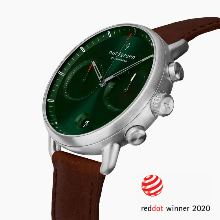ノードグリーン「パイオニア」シリーズはデザイン性の高いおしゃれな時計