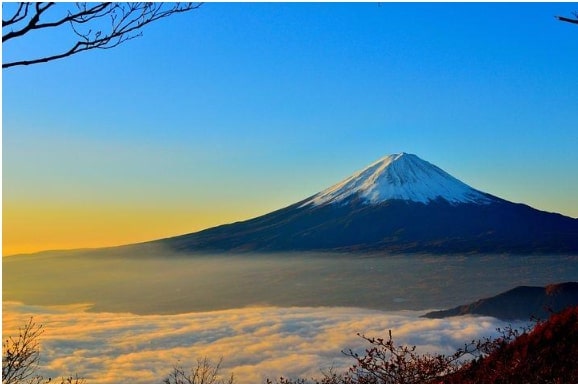 富士山と雲海