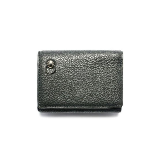 ジャムホームメイドの令和財布（REIWA WALLET)三つ折りコンパクトウォレット（ブラック）