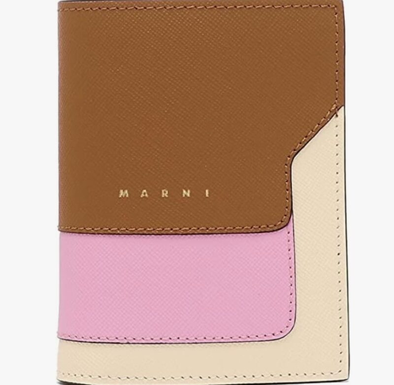 マルニ(MARNI)の二つ折り財布バイカラー