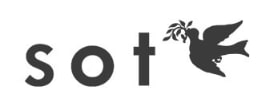 オリーブを咥えた鳩がモチーフのsot（ソット）のブランドロゴ