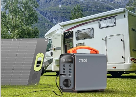 CTECHi GT200pro とソーラーパネル